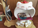 杞乐招财猫乔迁礼物新年搬家玄关摆件客厅钥匙收纳置物架新居礼品装饰 铃铛猫+置物架+相框+小摆件 实拍图