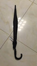 天堂 防紫外线晴雨伞长柄 半自动超大10骨加固商务伞 黑色 实拍图