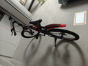 凤凰（Phoenix）儿童自行车山地车男女学生脚踏车6-15岁童车 霸道 黑红色 22寸 实拍图