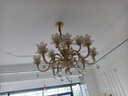 青铜时代 欧式全铜水晶吊灯客厅卧室餐厅别墅大厅客厅吊灯铜灯中山灯具 8头全铜吊灯（升级底锅发光） 实拍图