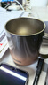 膳魔师（THERMOS）马克杯不锈钢茶杯大容量把手杯保温咖啡杯团购生日礼物TEMC 【镀钛茶漏】日暮金 400ml 实拍图
