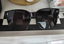 白小奢近视可戴墨镜 【亮黑偏光套镜】 开车男女款太阳镜防强光眼镜 实拍图
