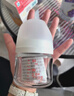 贝亲（Pigeon）【新生儿第一个奶瓶】玻璃奶瓶宽口径奶瓶80ml SS号奶嘴 0月+ 实拍图