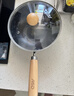 爱仕达（ASD）炒锅无涂层轻量不易锈小铁锅辅食锅20cm燃气电磁炉通用CF20F8WG 实拍图