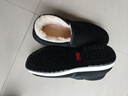 3514保暖羊毛布鞋老人鞋套脚款男士爸爸鞋冬季加厚棉鞋 黑色 39  实拍图