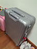 爱华仕行李箱旅行箱24英寸托运箱女大容量拉杆箱男出差密码箱皮箱星光银 实拍图
