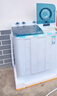 康佳半自动双桶双缸10公斤 波轮洗衣机大容量 脱水甩干机 以旧换新 家电补贴15% XPB100-7D0S 实拍图