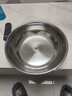 【不锈钢】和面盆厨房烘焙家用火锅盆洗菜打蛋汤锅盆醒面盆料理盆 32cm【热卖款】不锈钢 和面盆 实拍图