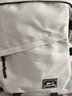 鹏境简约书包男背包初中女双肩包高颜值大容量高中大学生运动电脑包 简约书包-简约白【单包】 实拍图