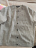 优衣库女装羊绒圆领针织短开衫479672 03 灰色 2XL 实拍图