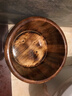 川柏香实木泡脚桶木桶洗脚盆木桶家用足浴桶泡脚木质香柏木碳化木制脚盆 26cm 【碳化无盖】+艾30 实拍图