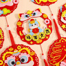 开芽儿童马年醒狮贴画diy手工材料包幼儿园活动装饰挂件新年礼物玩具 实拍图