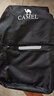 骆驼（CAMEL）轻便双肩背包男纯色折叠包户外休闲旅行登山包女 133DB02006 黑色 实拍图