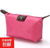 骑行便携收纳包化妆包旅行用品水饺包婴儿推车收纳袋大容量防水 玫红一个装 实拍图