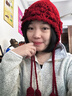 真享帽子女春夏季毛线帽花朵手钩针织帽旅游拍照新疆西藏自拍出片Z868 实拍图