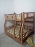 可颜上下铺床儿童床男孩女孩卡通高低床子母床双层床小户型实木上下床 爬梯款 上床宽130  下床宽150 实拍图