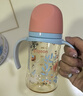 贝亲（Pigeon）PPSU双把手防胀气奶瓶240ml 丛林小兔 M号奶嘴 3月+ AA218 实拍图