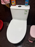 九牧（JOMOO）11396-2-1/31KB-1抗菌一级水效坐便器暴风虹吸式节水马桶305坑距 实拍图