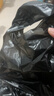鹿晴家用垃圾袋加经济厚黑色手提背心式厨房大捆装中号物业酒店塑料袋 400只装 豪华加厚款 实拍图