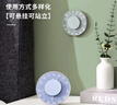 得力(deli)室内温湿度计婴儿老人儿童礼物生日礼品 台挂两用家用免电池大表盘办公用品绿色LE552 实拍图