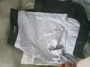 莫代尔4条男士内裤男平角特大码胖子肥佬220斤加肥加大宽松四角裤 纯棉款（黑+宝蓝+深灰+浅灰） 4条 6XL （建议体重240-280斤） 实拍图