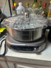 九阳（Joyoung）0涂层IH秒涮电火锅火锅专用锅电锅家用4-8人分体式可拆洗多功能电蒸锅不锈钢电煮锅6L火锅锅GN12 实拍图