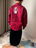 罗蒙儿童唐装加厚套装冬款男童过年服女童红色喜庆演出服 红色130 实拍图