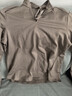 迪卡侬透气薄绒保暖休闲户外运动速干衣跑步长袖男T恤卡其色2XL-4100171 实拍图