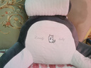 京严床头靠枕靠背床上趴睡枕靠背垫软包床靠腰垫护腰靠垫抱枕沙发枕头 舒适透气【哈士奇+枕头】乳胶层 70cm*50cm*20cm 含枕芯 成人款（超大号）可拆洗 实拍图