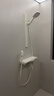 惠达（HUIDA）卫浴淋浴花洒家用卫生间浴室出租房公寓小户型简约简易花洒无顶喷 [奶白恒温数显]除氯净水+精铜大置物C26B 实拍图