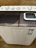 奥克斯（AUX）洗衣机半自动家用双缸双桶大容量小型租房宿舍波轮双杠强力去污省水电 【国补】16.5公斤【洗10+脱6.5终身联保】黑 实拍图