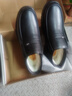 蜻蜓牌真皮羊毛棉皮鞋男冬季加绒保暖休闲高帮棉鞋防滑软底中老年爸爸鞋 黑色 43 实拍图