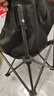 探险者（TAN XIAN ZHE）户外折叠椅露营椅子月亮椅便携折叠桌椅高靠背躺椅小凳子钓鱼椅 儿童专座款黑色 实拍图