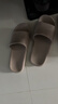 京东京造【泡泡云】踩屎感厚底轻盈防滑外穿拖鞋新款拖鞋男士 灰色44-45 实拍图