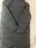 京东京造羽绒服男鸭绒加厚防寒工装面包服防泼水冬季外套中长款 灰色 XL 实拍图