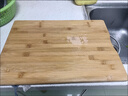 整竹砧板双面切菜板案板竹子防霉抗菌食品级厨房家用竹制菜板 30*40CM【1.8厚】*百人购买 长方形 方形 实拍图