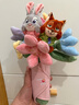 迪士尼（Disney）疯狂动物城朱迪尼克玩偶花束新婚礼物结婚手捧花情侣毛绒玩偶 实拍图