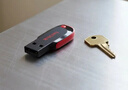 闪迪（SanDisk）16GB USB2.0 U盘 CZ50酷刃 黑红色 小巧便携 时尚设计 安全加密软件 实拍图