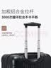 爱华仕行李箱18寸可登机轻便拉杆箱男小尺寸免托运旅行箱女商务密码箱 磨砂版黑色 18英寸 可登机 实拍图