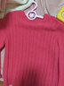 优衣库婴幼儿宝宝souffle yarn舒芙蕾可机洗针织衫舒芙蕾478832 16 红色 100 实拍图