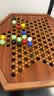 紫湖跳棋大号棋子木质抽屉棋盘60颗棋子套装12颗备子儿童益智玩具 实拍图