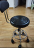 全品屋吧台椅升降椅子高脚凳子酒吧椅前台家用吧椅旋转椅收银台实验室 经典黑+靠背【脚钉款】 实拍图