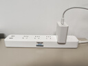 飞利浦（PHILIPS）安全智能USB插座 4位总控1.8米 插排/插线板/排插/拖线板/3USB接口多功能插板 实拍图