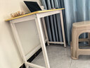 舒客艺家 电脑桌台式小户型小桌子家用学习桌写字办公书桌电竞长条桌子 木纹白架单桌80*50*74 加固电脑桌 实拍图