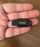 闪迪（SanDisk）128GB USB3.2 U盘 CZ550黑色 读速100MB/s 安全加密 数据恢复 学习办公电脑车载 高速大容量优盘 实拍图