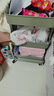 宜家（IKEA）拉斯克家居小推车三层置物架移动茶水桌客厅咖啡桌厨房储物收纳架 【升级款】灰绿色大号 35*45*77cm 实拍图