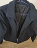 罗蒙外套男秋季商务男士翻领行政夹克上衣干部厅局风爸爸装i8黑色XL 实拍图