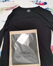 灰壳户外男美利奴羊毛速干衣100%美丽诺打底衫长袖登山运动贴身内衣 黑色 -【180gsm】17.5μm M -推荐140-155斤 实拍图