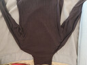 优衣库女装HEATTECH EXTRA WARM混纺高领T恤/长袖9%羊绒478954 478954/38深褐色 S 实拍图