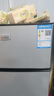 三菱小冰箱迷你小型家用冷藏冷冻宿舍出租房双门办公室电冰箱一级能效 88L银色【三天约一度电】 实拍图